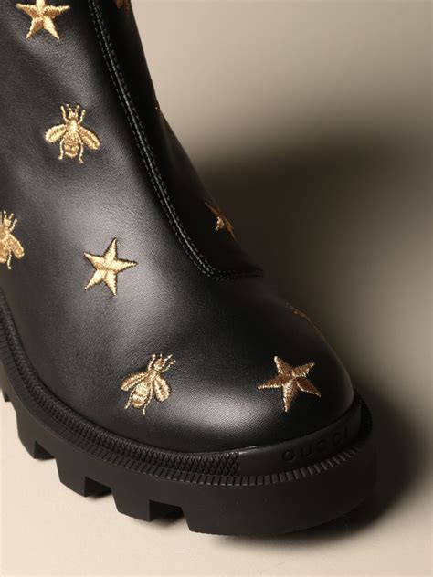 gucci boots stars and bees|gucci bumblebee boots.